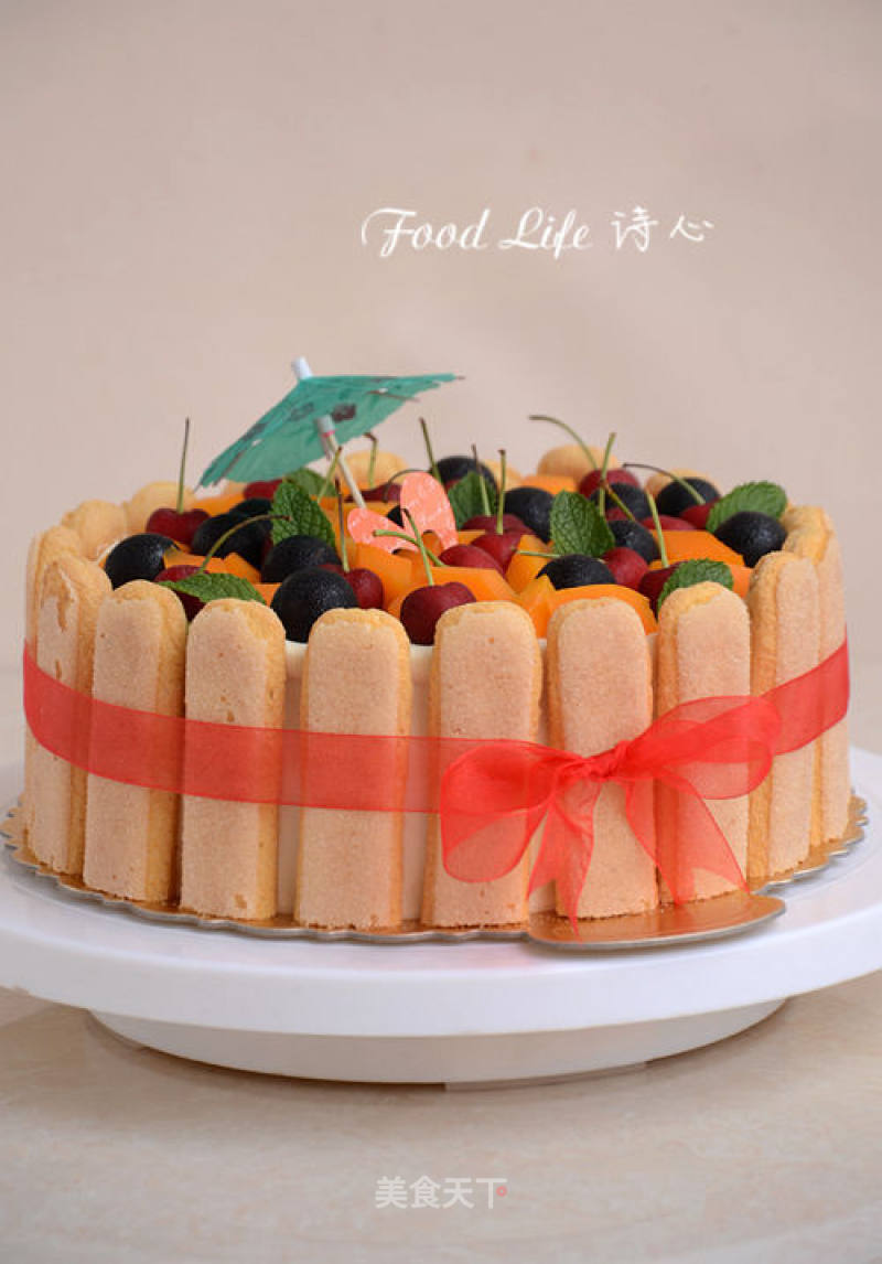 Colorful Fruit Cake recipe