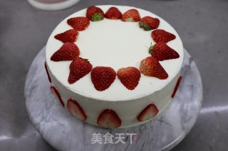 Strawberry Cream Chiffon Cake recipe