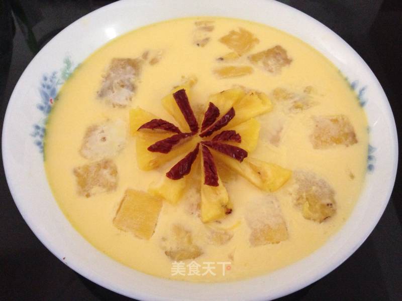 Fresh Pineapple Milk Stew