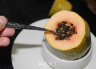 Papaya Coconut Milk Jelly recipe