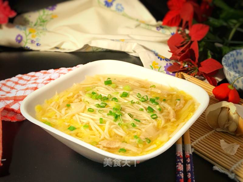 A Bowl of Hot Noodle Soup in Winter recipe