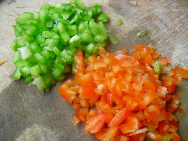 Double Peppers Mixed with Soybeans recipe