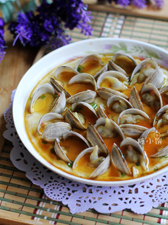 Clams Steamed Egg recipe
