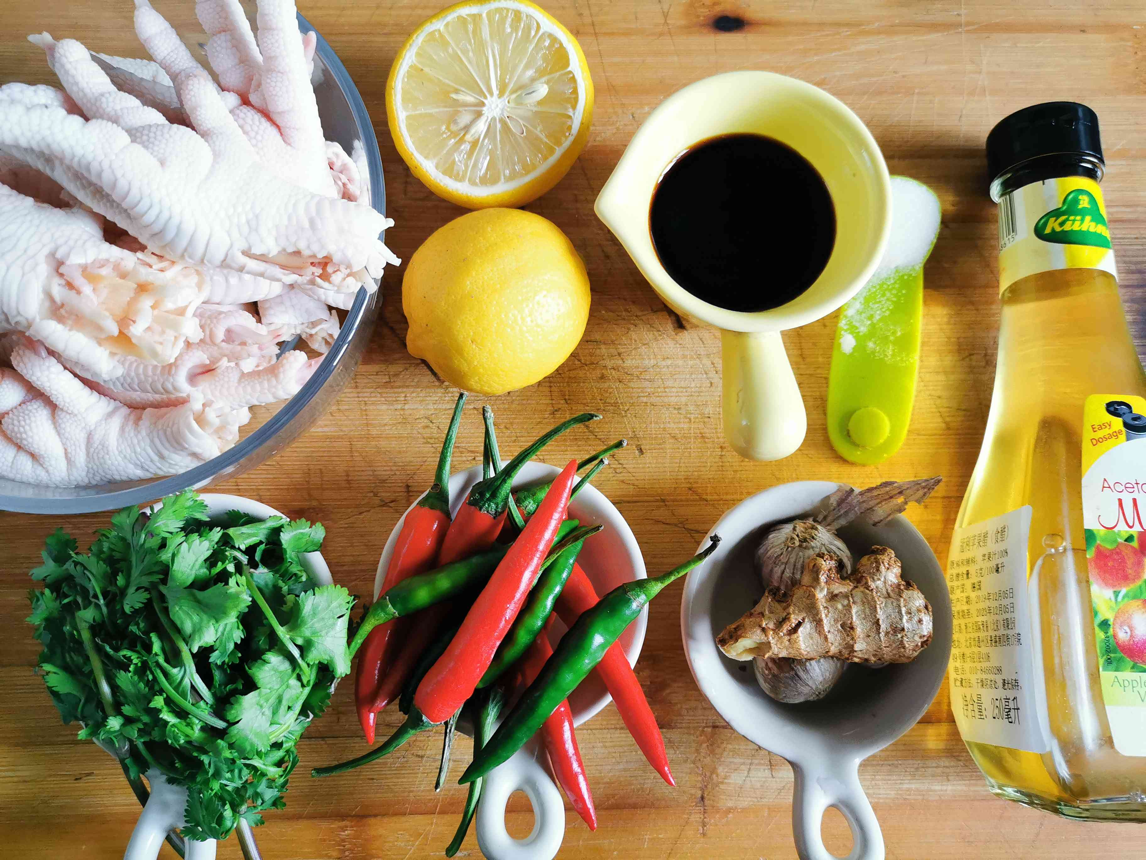 Lemon Chicken Feet recipe