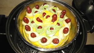 Flower Steamed Noodle Cake recipe