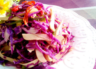 Purple Cabbage Mixed with Fragrant Dried recipe