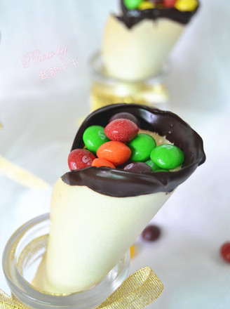 Color Bean Chocolate Cone recipe