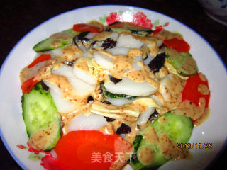 Rice Cake Salad-sesame Flavor recipe