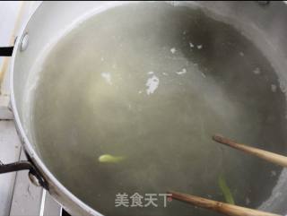 Spinach and Shrimp Skin Mixed with Vermicelli recipe