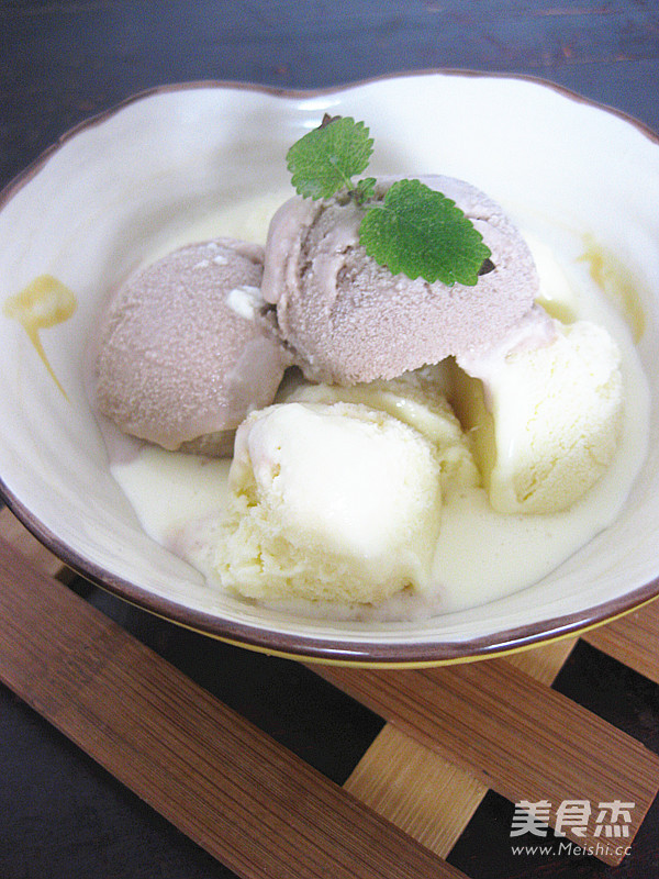 Two-color Ice Cream recipe