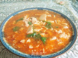 Tofu Soup with Minced Meat recipe