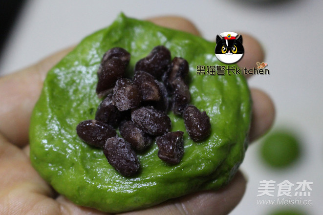 Matcha Honey Bean Waffle (yeast Version) recipe