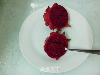Lemon Vanilla and Red Dragon Fruit Ice Cream recipe