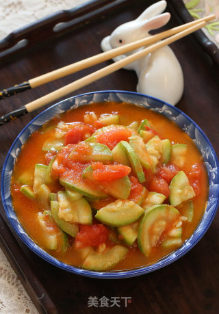 "quick Lazy Meal" Stir-fried Zucchini with Tomatoes recipe