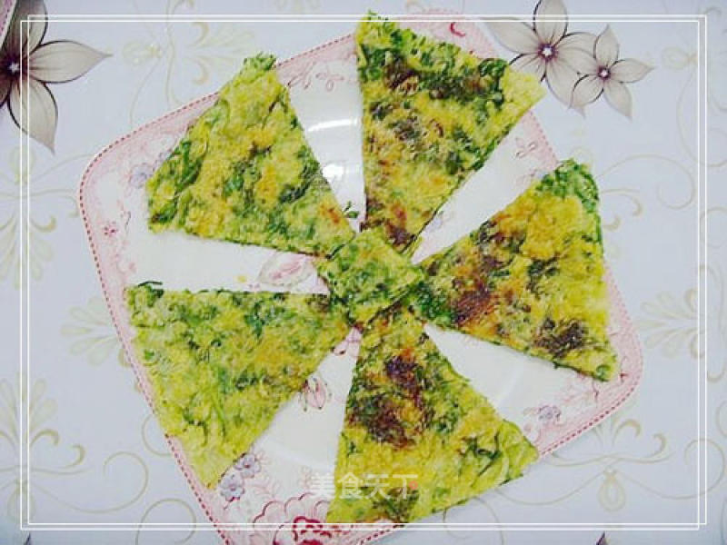 Pan-fried Celery Leaf Cake recipe