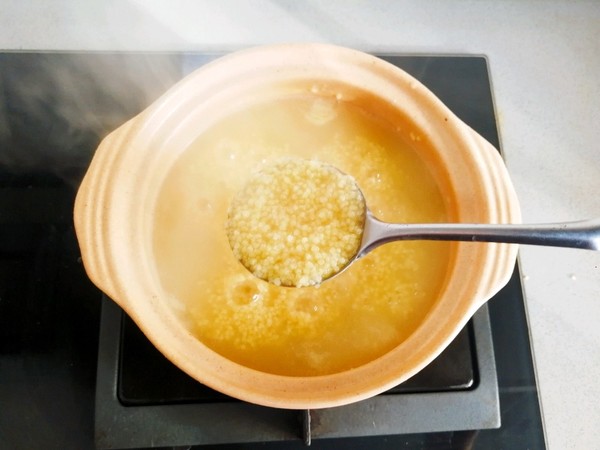 Super Simple and Zero Failure, Soft and Sweet Lotus Seed Pea Millet Porridge recipe