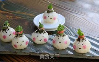 #trust的美#shy and Cute Little Rice Ball recipe