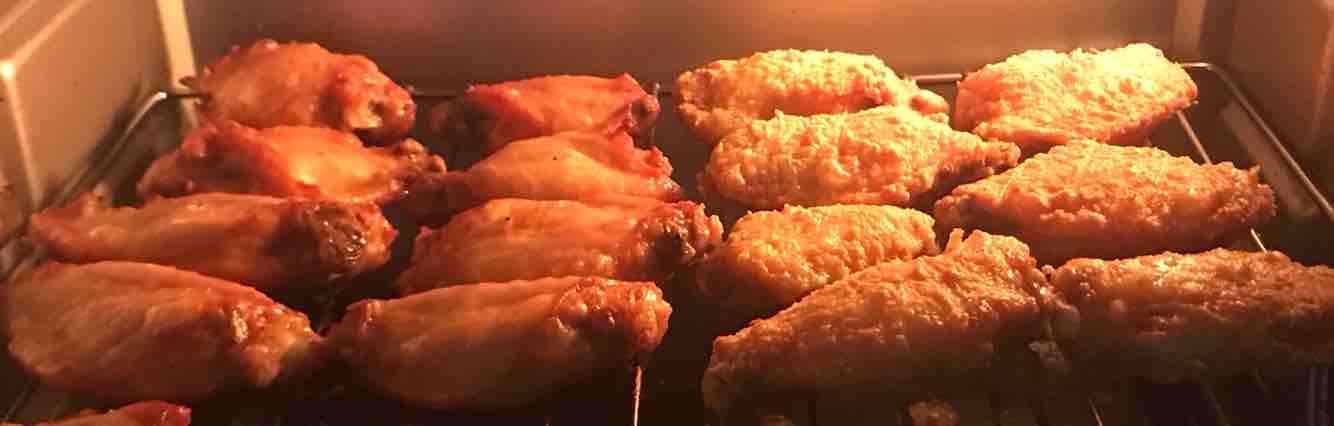 Grilled Chicken Wings in Two Flavors recipe