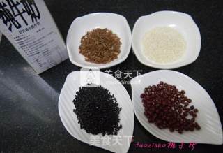 Milky Red Bean Black Rice Paste recipe