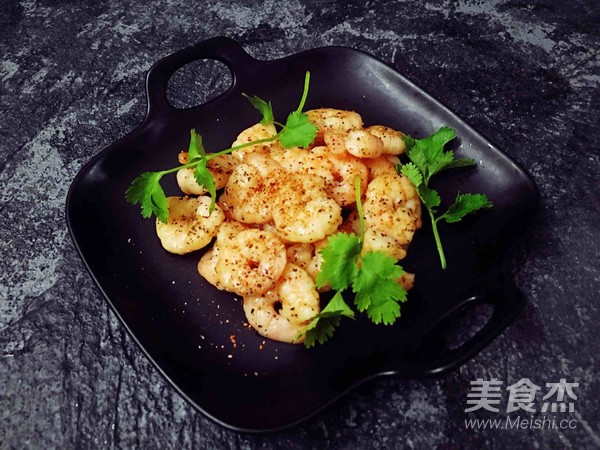 Black Pepper Garlic Prawn Skewers recipe