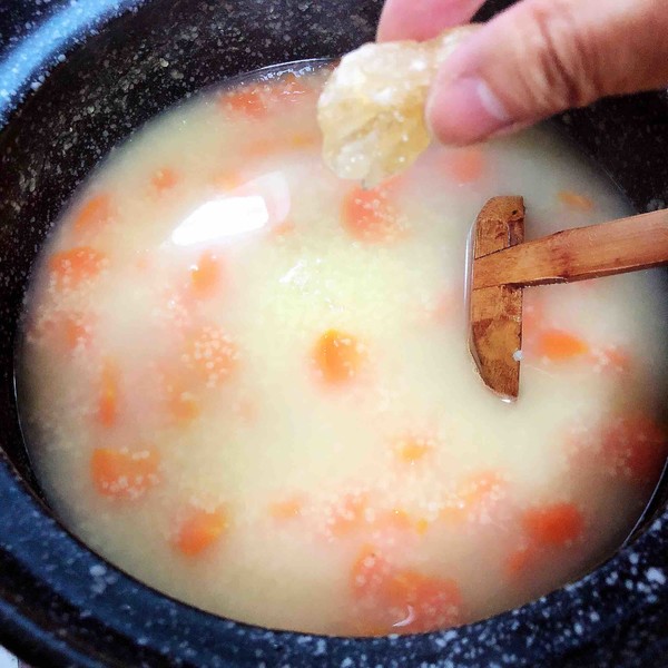 Nourishing Carrot Millet Congee recipe