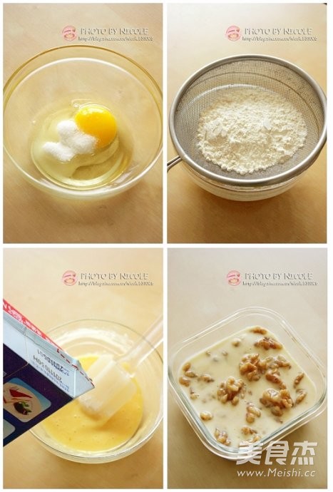 Caramel Walnut Pudding recipe