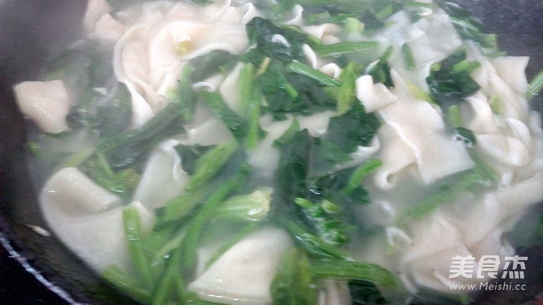 Spinach Noodle Soup recipe