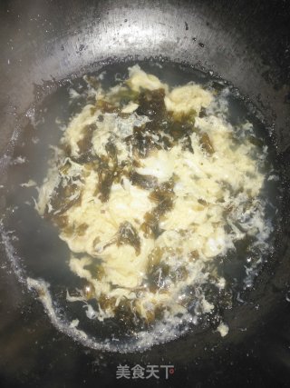 Egg Seaweed Soup recipe