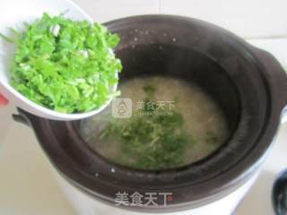 Cilantro Pork Liver Yin Rice Congee recipe