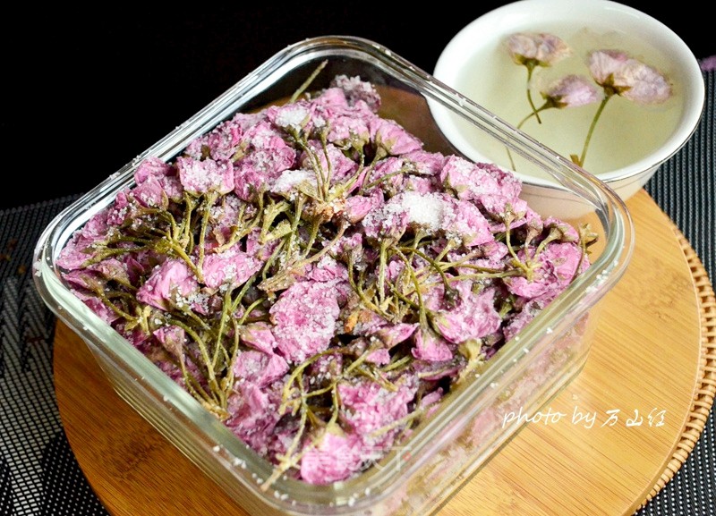 #春食野菜香#salted Cherry Blossoms recipe