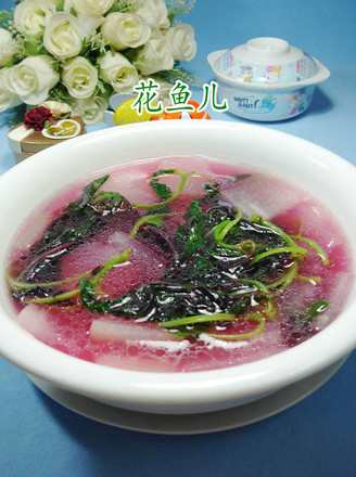 Red Amaranth and Winter Melon Soup recipe