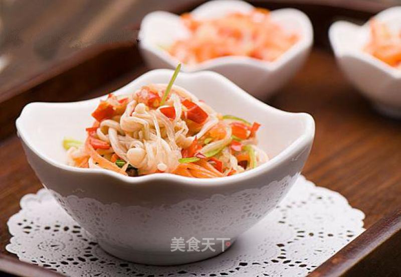 Shredded Konjac with Wasabi Salad recipe