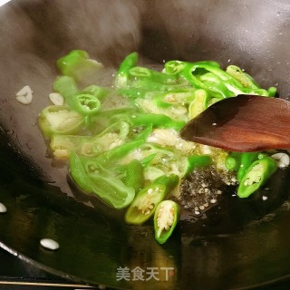 Fried Purple Beans recipe