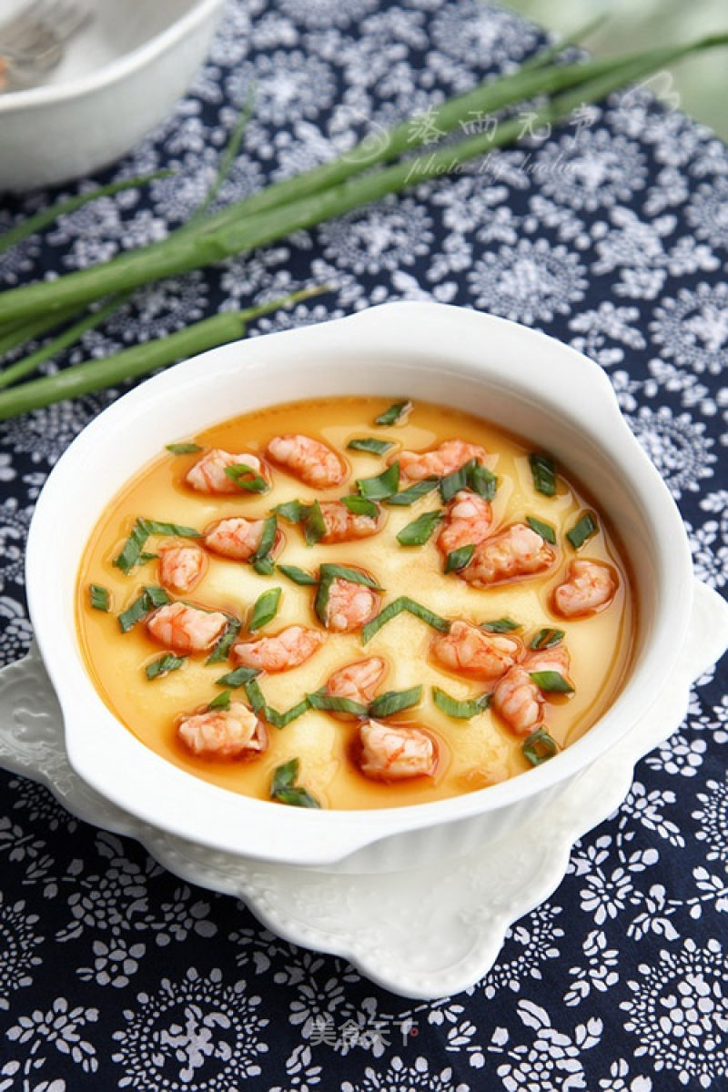 Shrimp Steamed Egg recipe