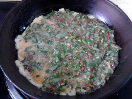 Portulaca Omelette recipe