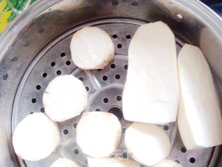 Sweet Potato Pork Floss Coconut Balls recipe