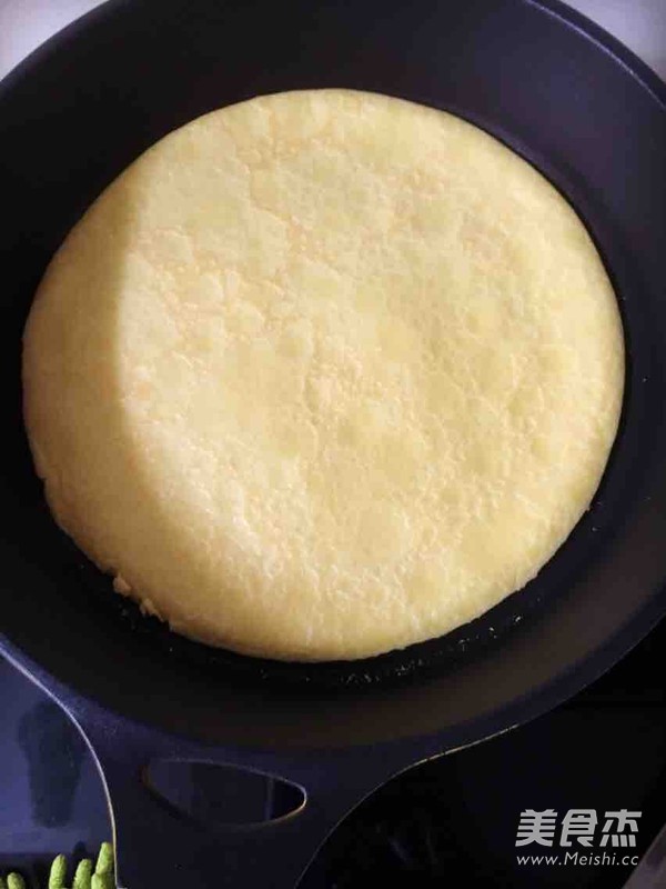 Oil-free Cornmeal and Egg Pancakes recipe