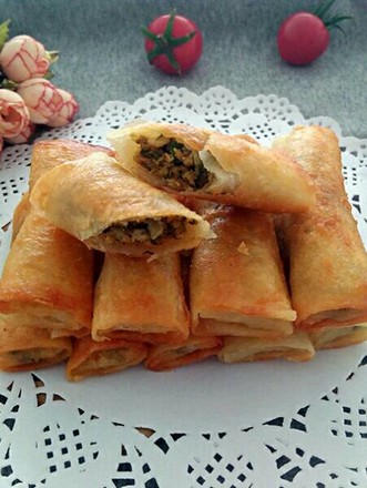 Fennel Egg Spring Rolls recipe