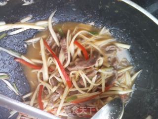 Rice White Beef Shredded recipe