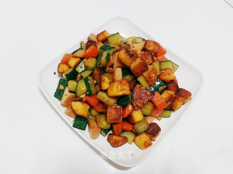 Stir-fried Mantou Ding recipe