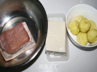 [greasy But Not Greasy Roasted Pork] Tofu with Pork recipe