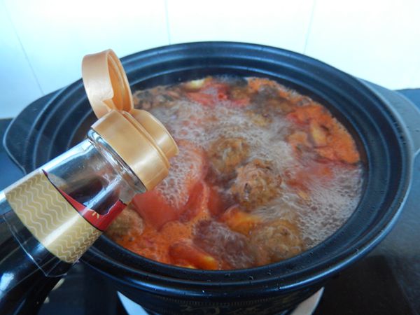 Sour Soup Meatball Casserole recipe