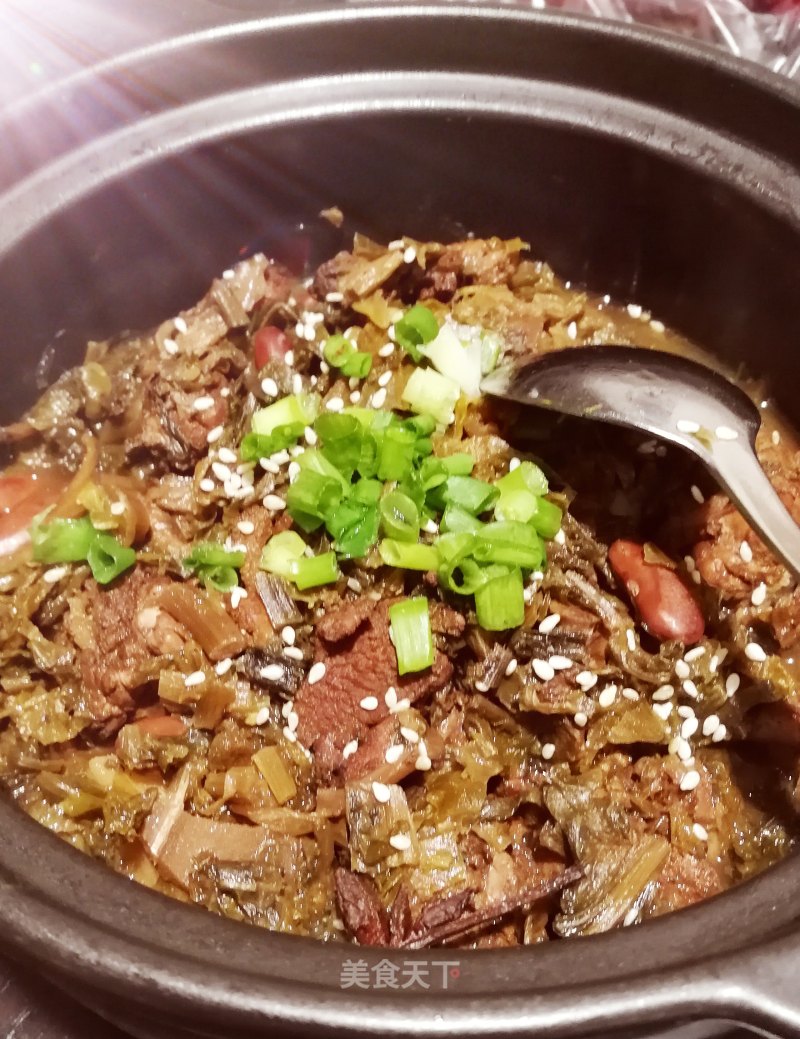 Duck Claypot with Dried Plums and Cloud Bean recipe