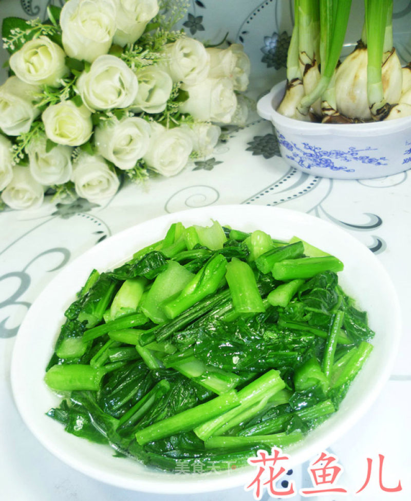 Stir-fried Rape Root recipe