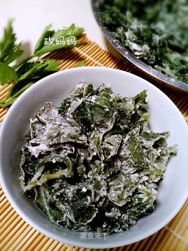 Steamed Sweet Potato Leaves recipe