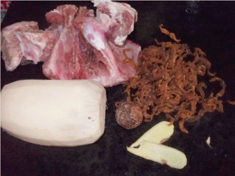 Pork Bone Soup with Lotus Root and Abalone recipe