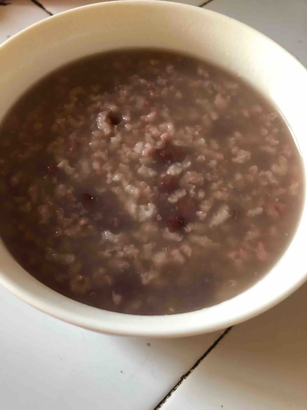 Lazy Breakfast Red Bean Porridge recipe