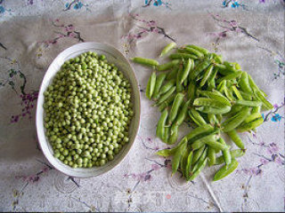 Fried Pork with Peas recipe