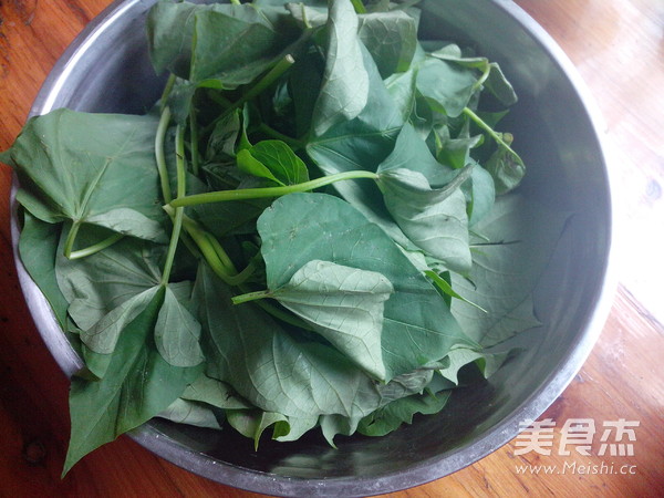 Cold Sweet Potato Leaves recipe