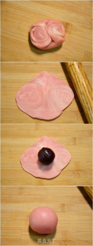 Red Bean Paste and Peach Blossom Crisp recipe